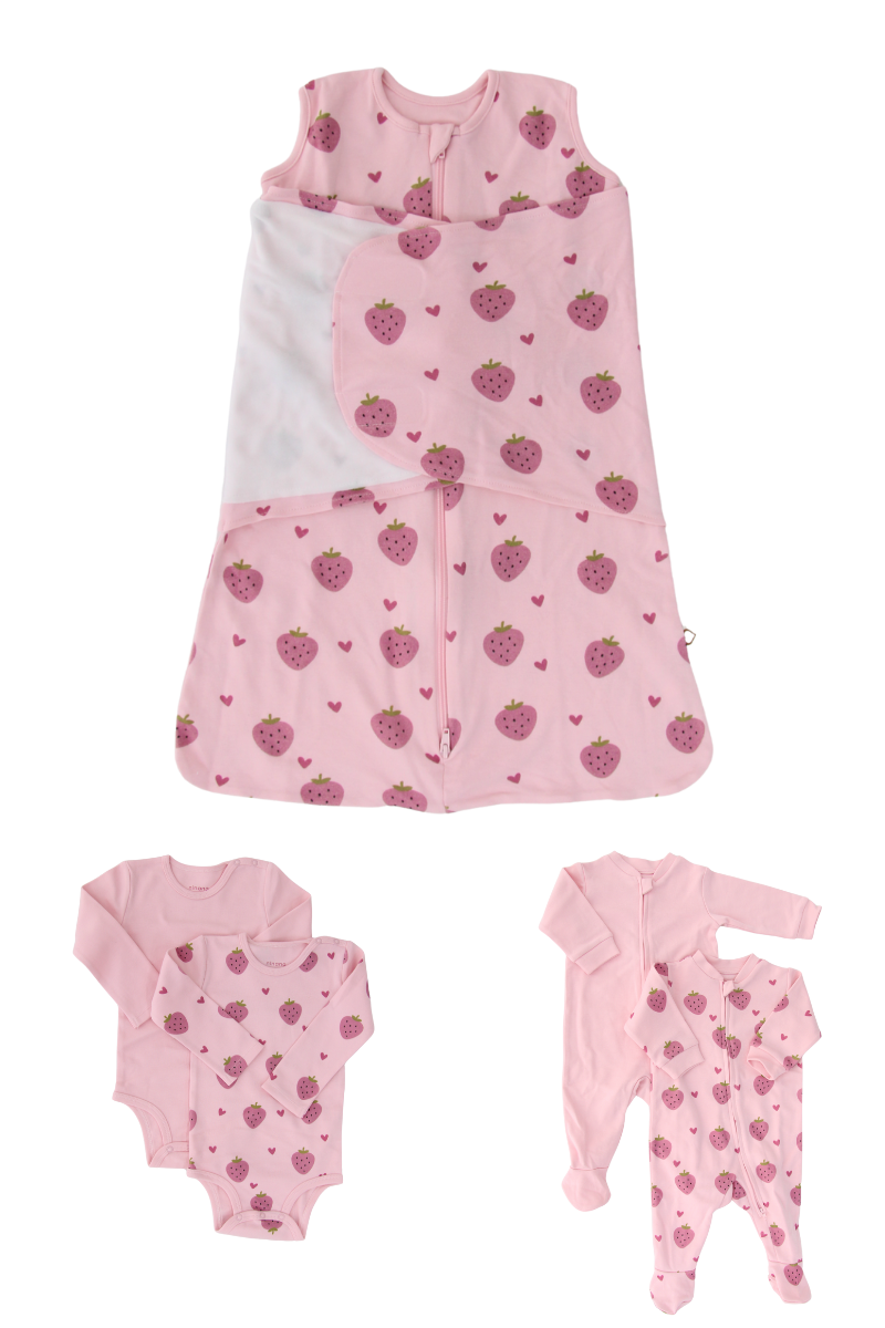 Çilek Desen Yenidoğan Paketi