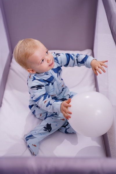 Köpek Balığı Desen Yenidoğan Paketi