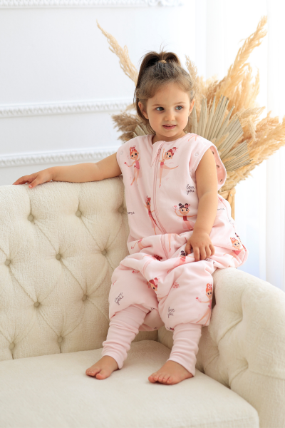 2 ADET Ayaklı Uyku Tulum %15 indirim (Kız)