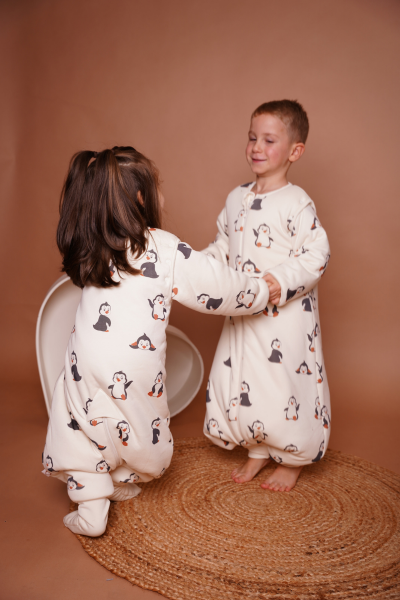 2 ADET Ayaklı Uyku Tulum %15 indirim (Kız)