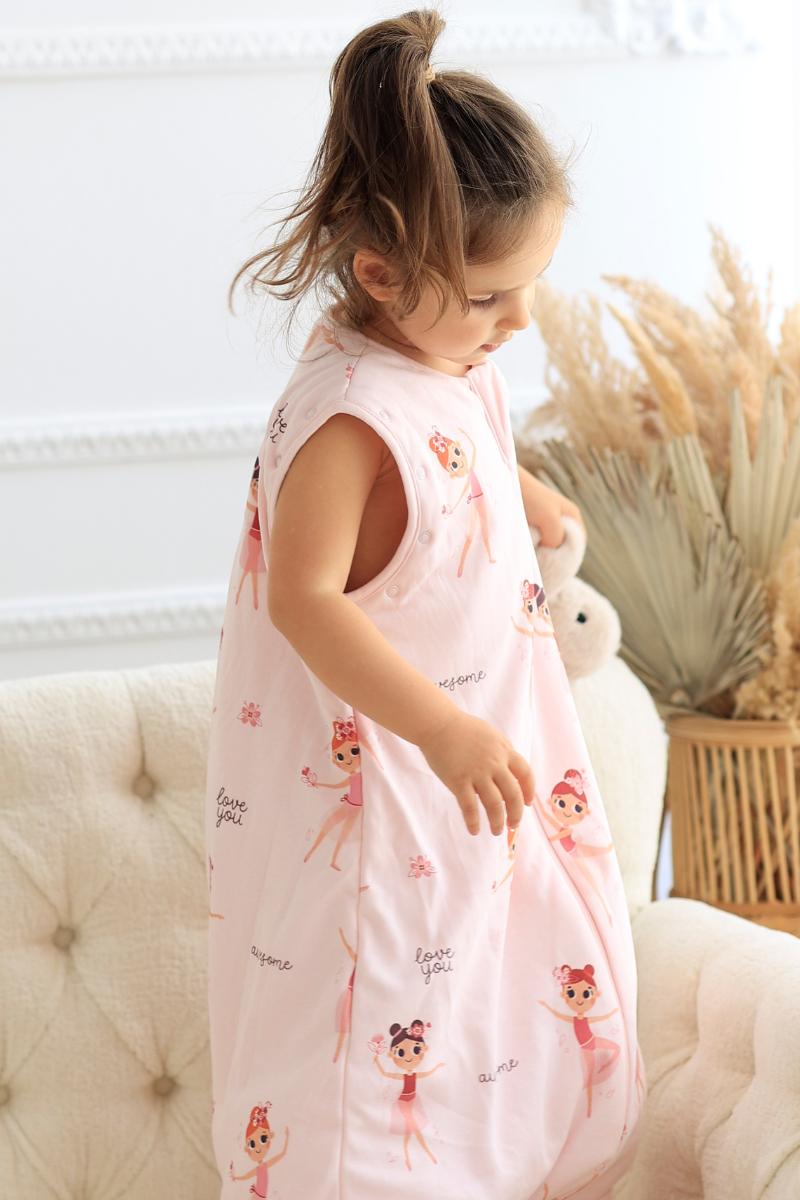 Kız Bebek Uyku Tulumu - Balerinli