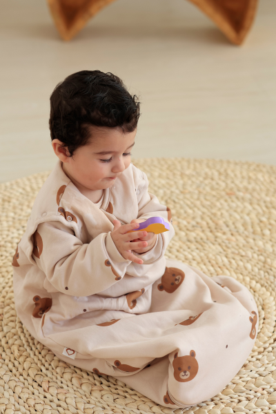 Erkek Bebek Uyku Tulumu - Ayıcıklı