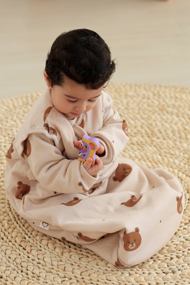 Erkek Bebek Uyku Tulumu - Ayıcıklı