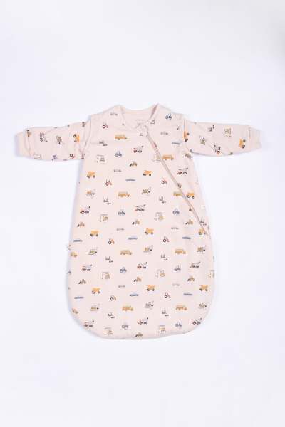 Erkek Bebek Uyku Tulumu - Arabalı