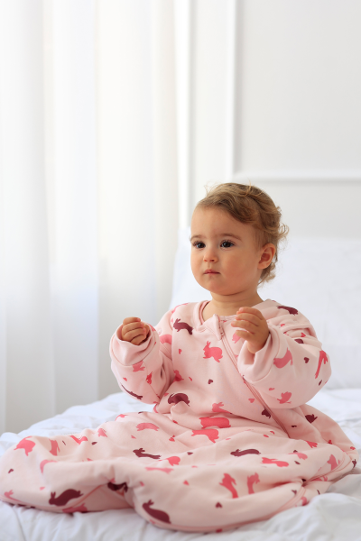 Kız Bebek Uyku Tulumu - Tavşanlı