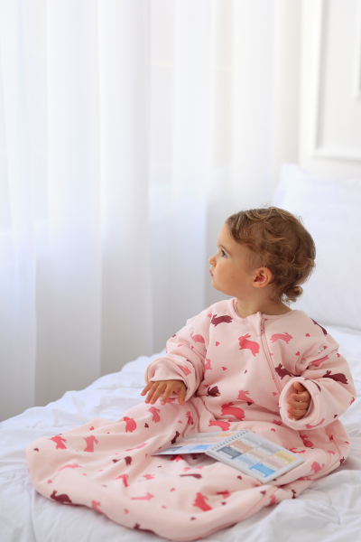 Kız Bebek Uyku Tulumu - Tavşanlı