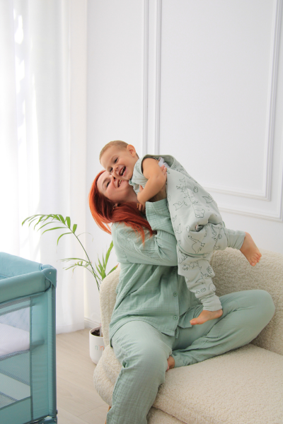 Erkek Çocuk  Ayaklı Uyku Tulumu - Dinozorlu