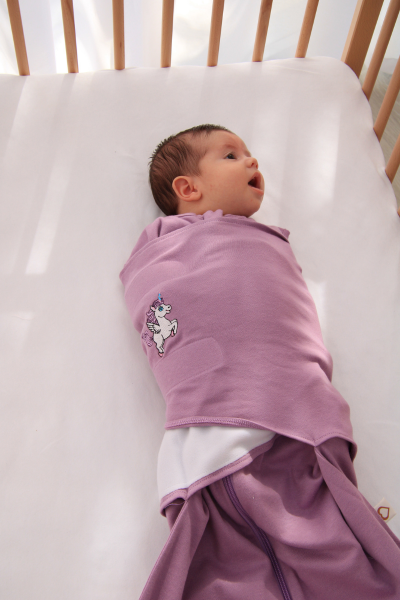 Kundak Uyku Tulumu - 1 TOG - Unicorn Nakışlı