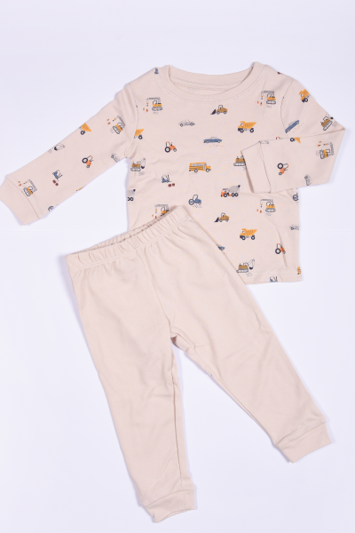 Erkek Çocuk Pijama Takımı - Arabalı