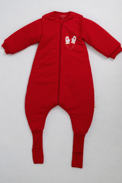 Ayaklı Uyku Tulumu - 3 Tog - Kırmızı