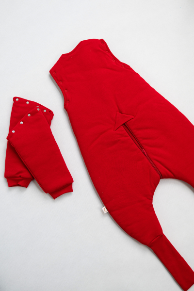 Ayaklı Uyku Tulumu - 3 Tog - Kırmızı