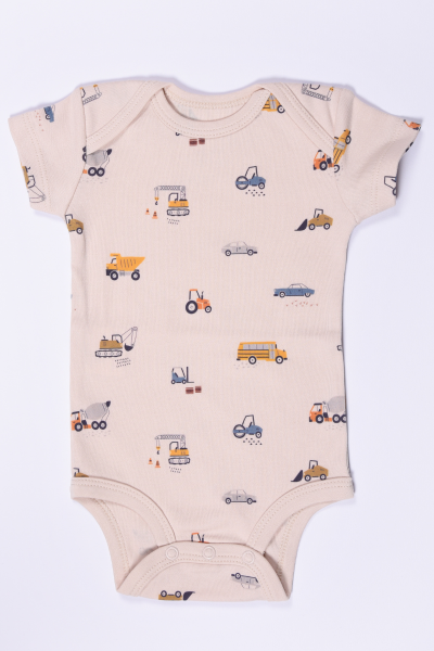 Erkek Bebek Kısa Kollu Body - 5'li Paket