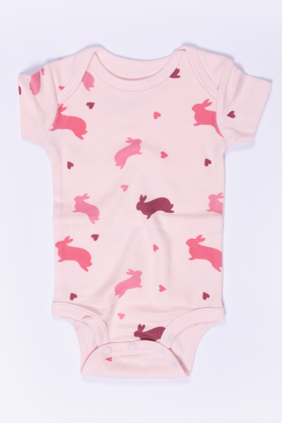 Kız Bebek Kısa Kollu Body - 5'li  Paket