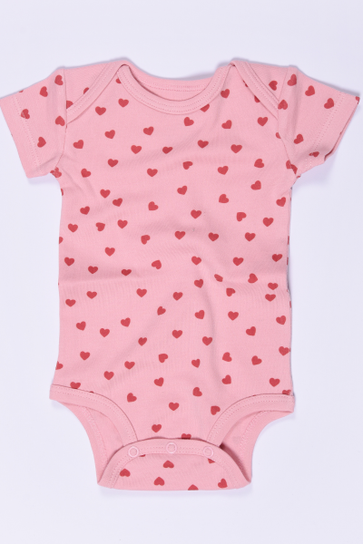 Kız Bebek Kısa Kollu Body - 5'li  Paket