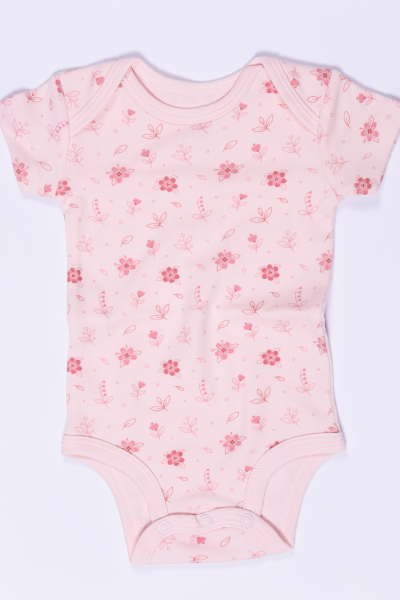 Kız Bebek Kısa Kollu Body - 5'li  Paket