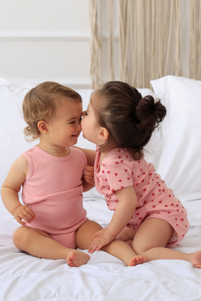 Kız Bebek Kısa Kollu Body - 5'li  Paket
