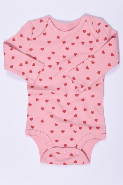 Kız Bebek Uzun Kollu Body - 5'li Paket