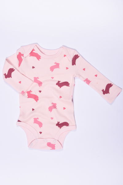 Kız Bebek Uzun Kollu Body - 5'li Paket