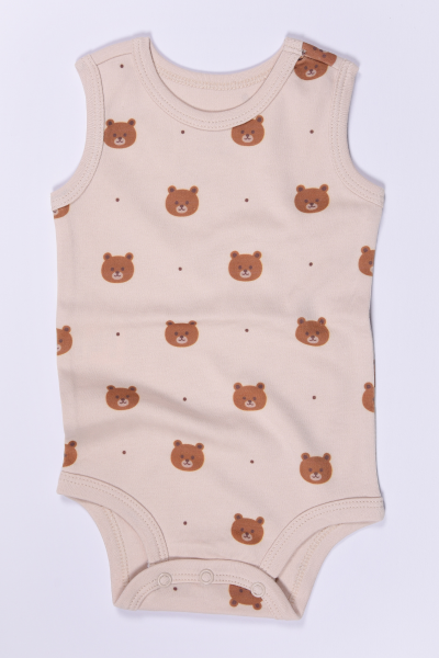 Erkek Bebek Kolsuz Body - 5'li Paket