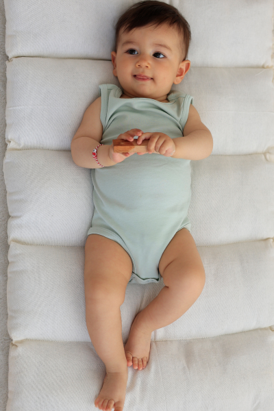 Erkek Bebek Kolsuz Body - 5'li Paket