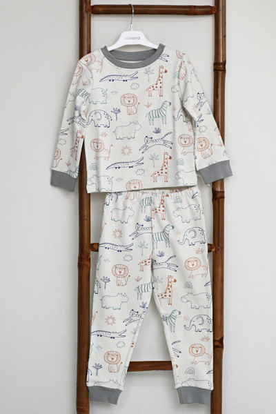 Çocuk Pijama Takımı - Safari