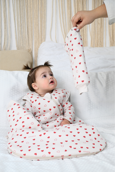 Kışlık Uyku Tulumu - 3 TOG - Kalpli