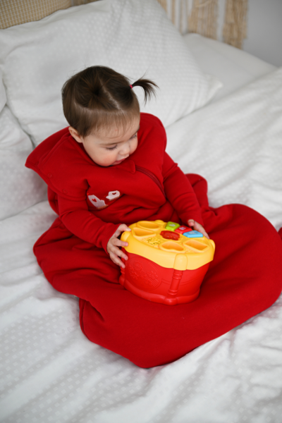 Kışlık Uyku Tulumu - 3 TOG - Kırmızı - Eldiven Nakışlı