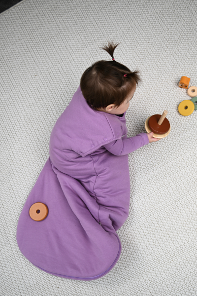 Uyku Tulumu - Mor - Unicorn Nakışlı