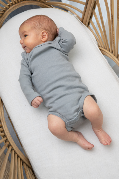 Uzun Kollu Body - 3'lü Paket - Gri