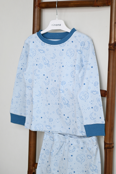 Erkek Çocuk Pijama Takımı - Uzaylı