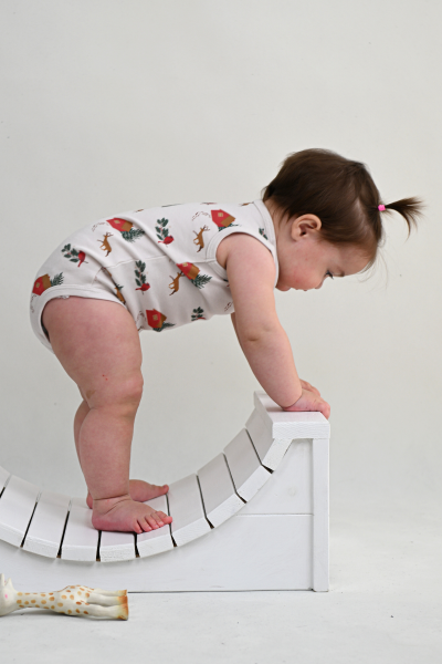 Bebek Kolsuz Body - 3'lü Paket - Kırmızı