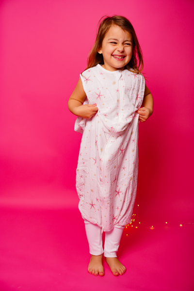 Muslin Ayaklı Uyku Tulumu - Çiçekli - 0,5 Tog