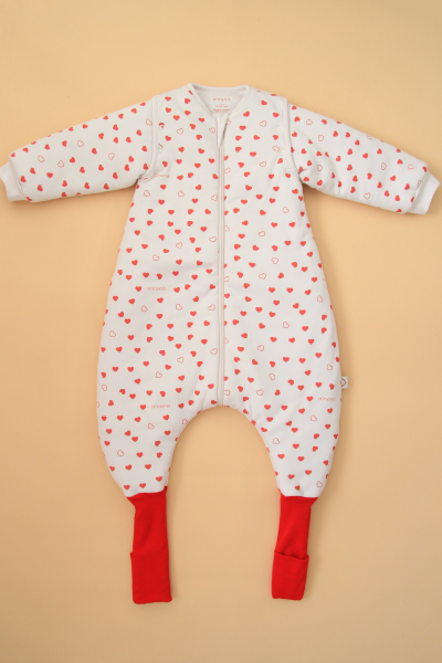 Ayaklı Uyku Tulumu - 3 Tog - Kalpli