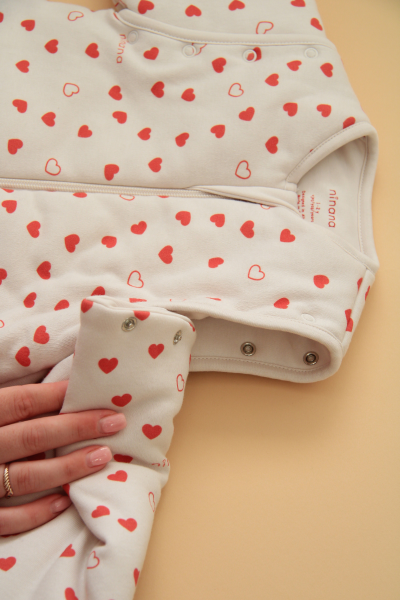 Ayaklı Uyku Tulumu - 3 Tog - Kalpli