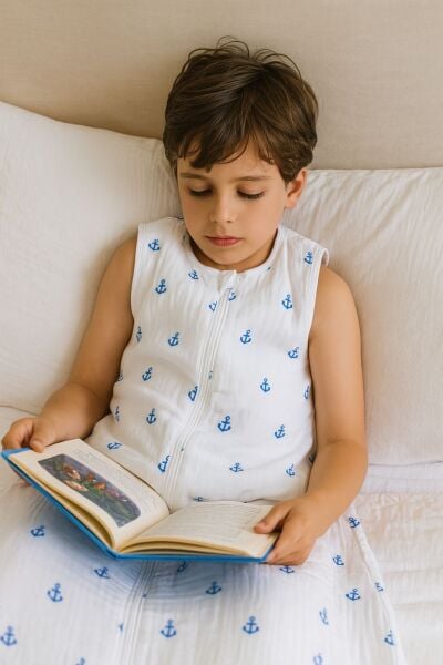 Muslin Ayaklı Uyku Tulumu - Çapalı - 0,5 Tog