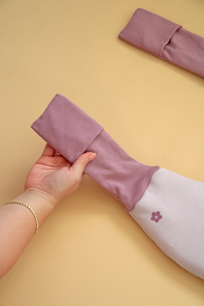 Ayaklı Uyku Tulumu - 3 Tog - Mor Çiçekli