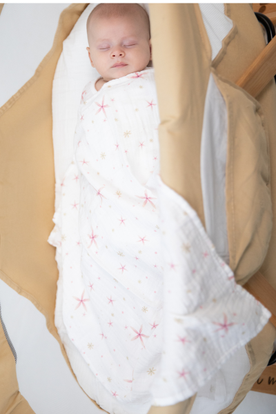 Muslin Örtüsü - 3'lü Paket - Çiçek/Deniz Atlı