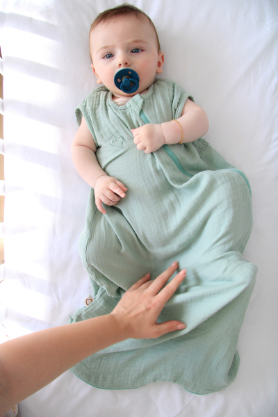 Bebek Müslin Uyku Tulumu –Yeşil