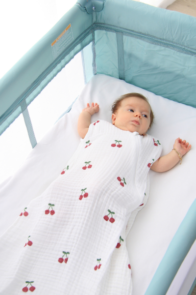 Bebek Müslin Uyku Tulumu – Kiraz