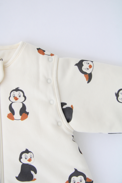 Penguen Desen- Ayaklı Uyku Tulumu
