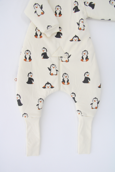 Penguen Desen- Ayaklı Uyku Tulumu