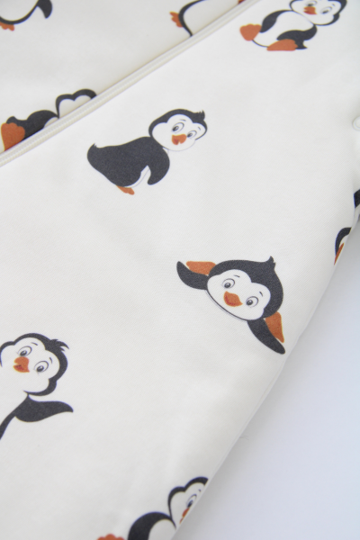 Penguen Desen- Ayaklı Uyku Tulumu