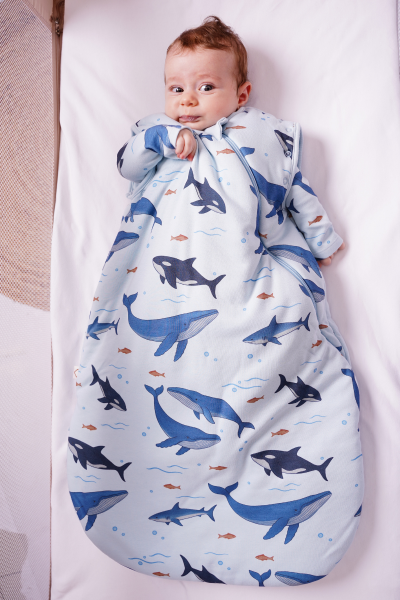 Köpek Balığı Desen-Uyku Tulumu