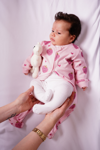 Çilek Bebek Tulum- 2'li Paket