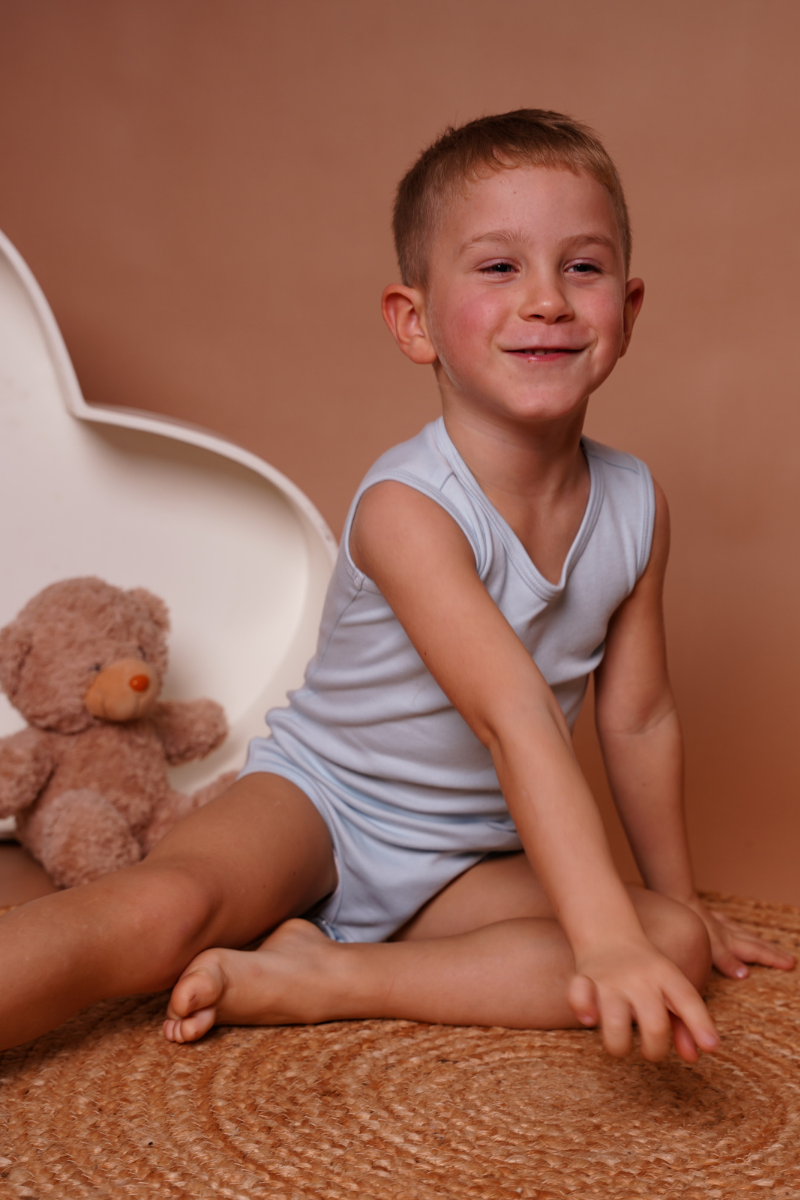 Bebek Kolsuz Body -  2'li Paket - Köpek Balığı