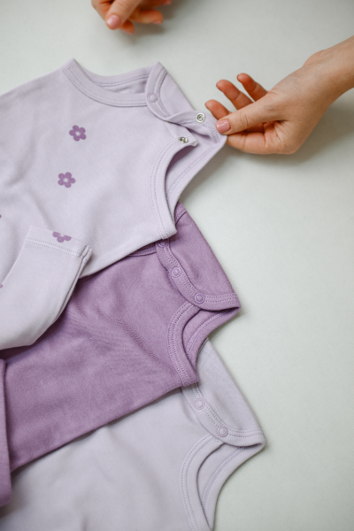 Mor Nakışlı Yenidoğan Paketi