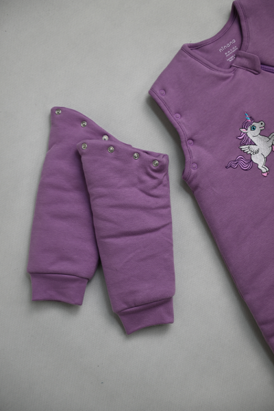 Mor Nakışlı Bebek Paketi