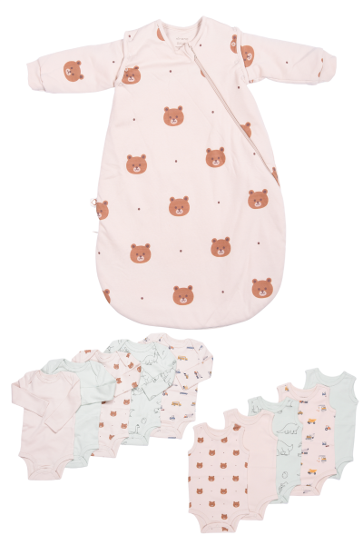 Ayıcık Desen Bebek Paketi
